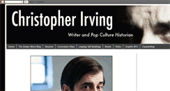 Desktop Screenshot of christopherirving.com